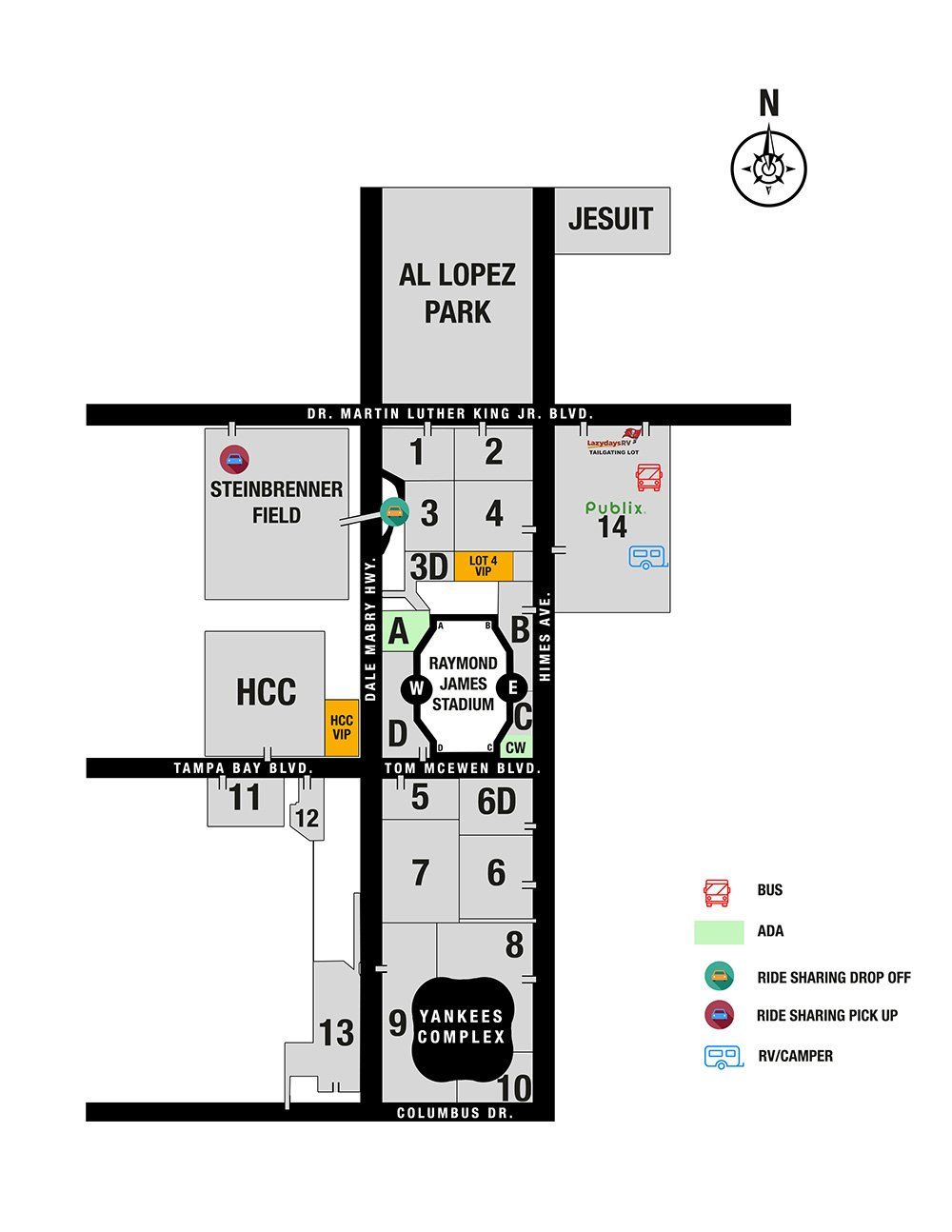 PARKING: ReliaQuest Bowl