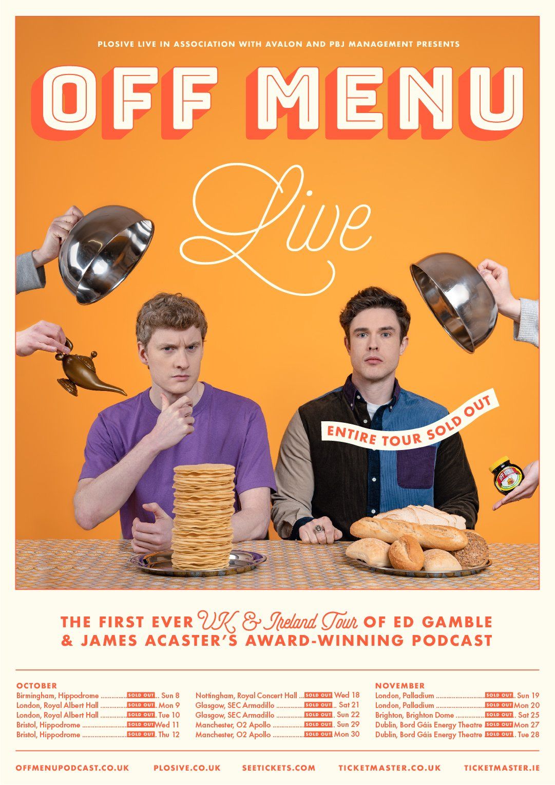 Off Menu: Live - Ed Gamble & James Acaster London Tickets