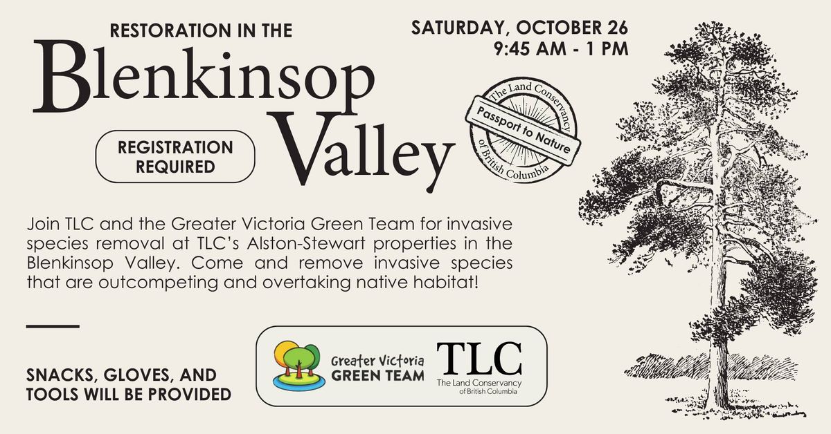 Passport to Nature - Blenkinsop Valley Restoration Day 