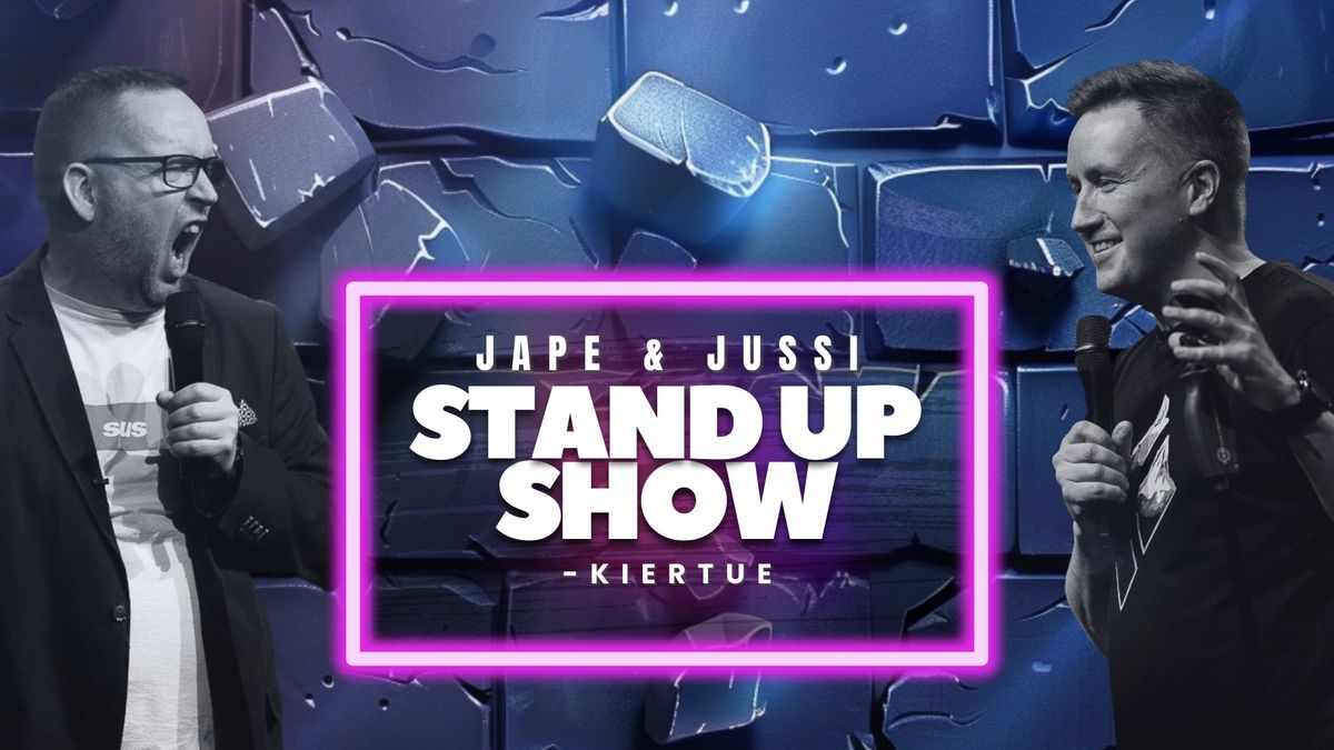 Jape ja Jussi Stand Up Show -kiertue Klaukkalassa 20.3.2025