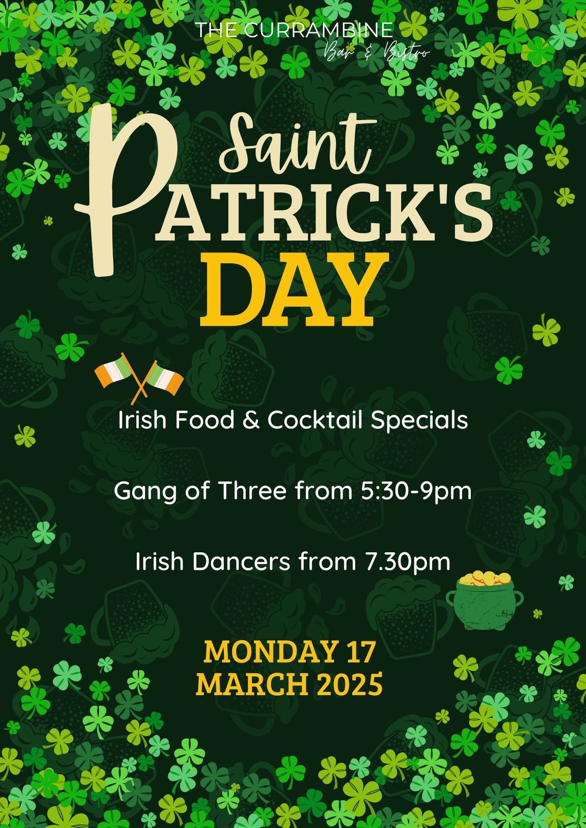 St Patrick's Day at The Currambine Bar & Bistro