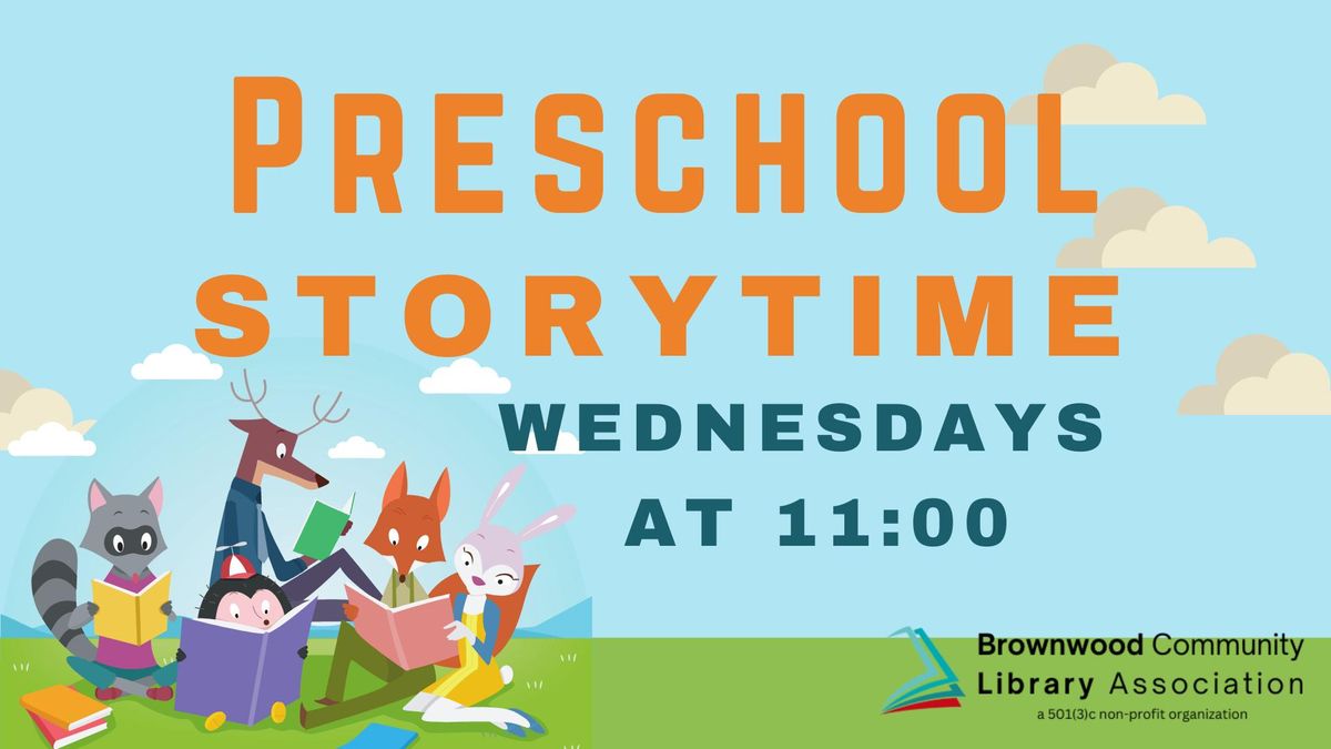 Preschool Storytime