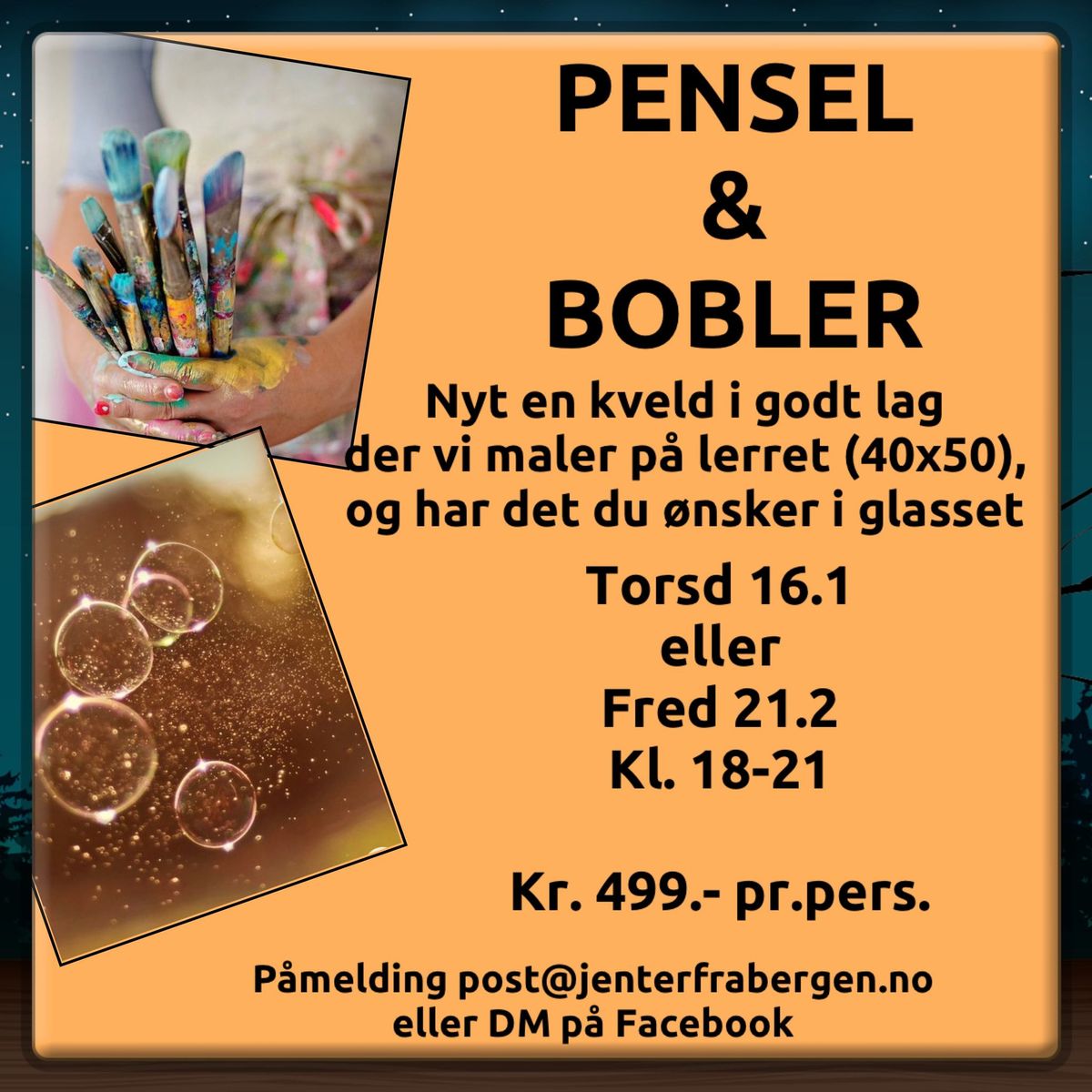 PENSEL og BOBLER