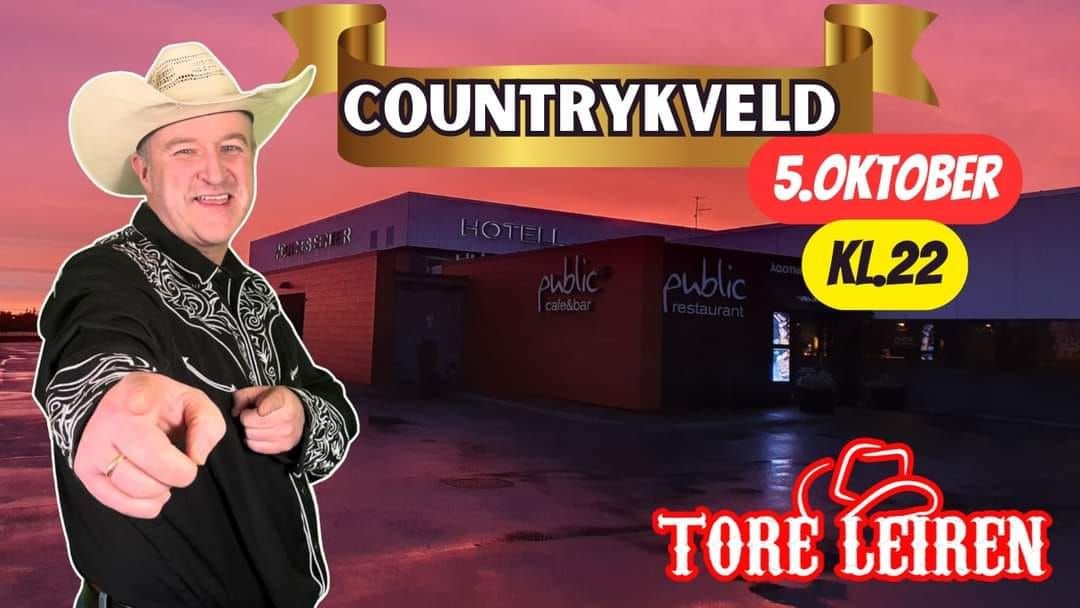 Country kveld med Tore Leiren p\u00e5 Public\ud83e\udd20