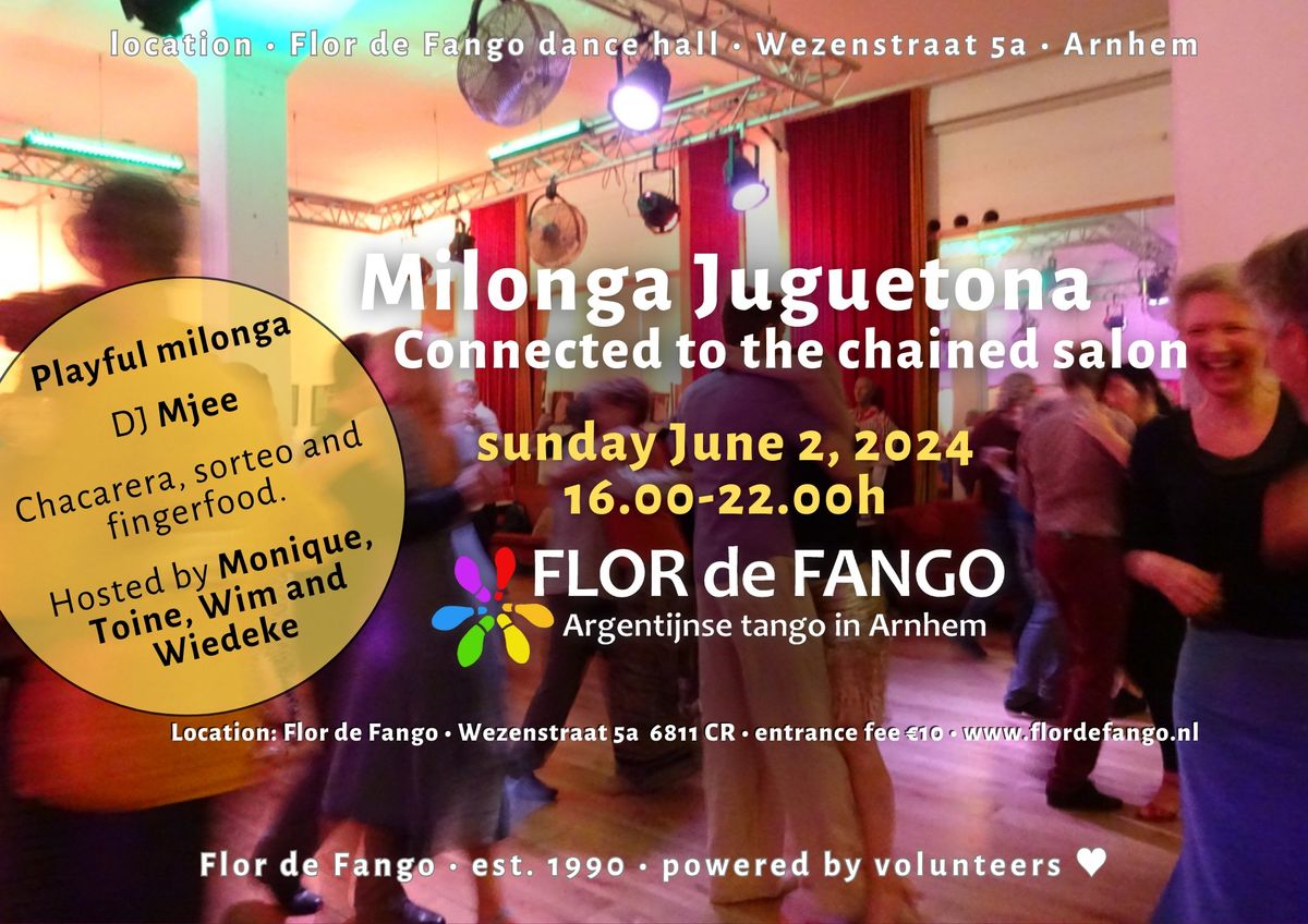 Milonga Juguetona | even months | 1st weekend, sunday | traditional tango music | playfull