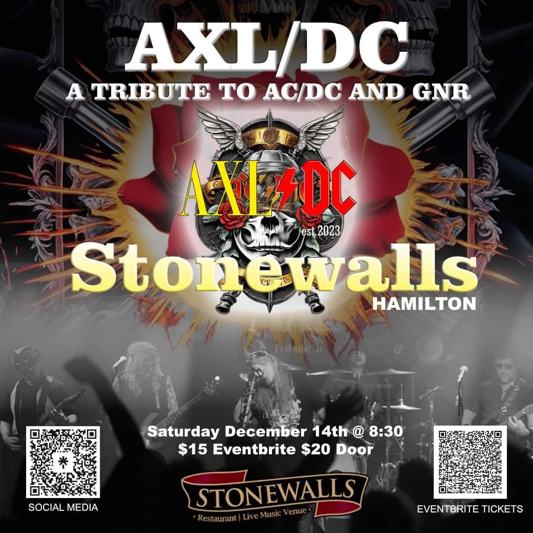 AXL\/DC at Stonewalls Hamilton 