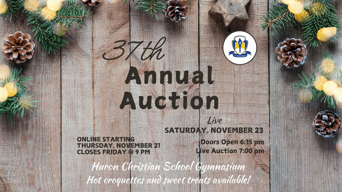 Huron Christian School\u2019s 37th Annual Auction