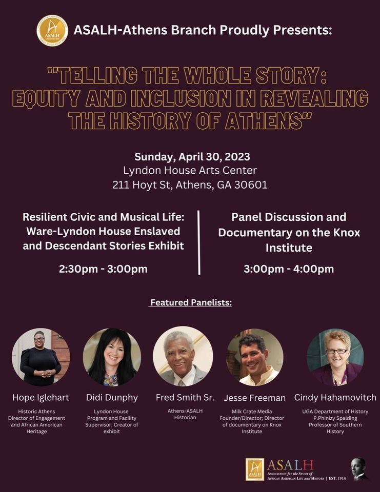 Telling the Whole Story: Equity and Inclusion in Revealing the History of Athens