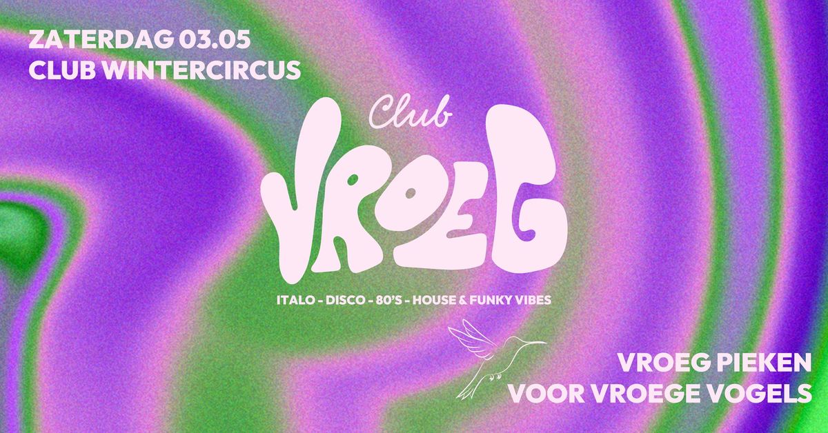 CLUB VROEG \ud83d\udc25 Vroeg pieken voor vroege vogels \ud83d\udc25 WINTERCIRCUS