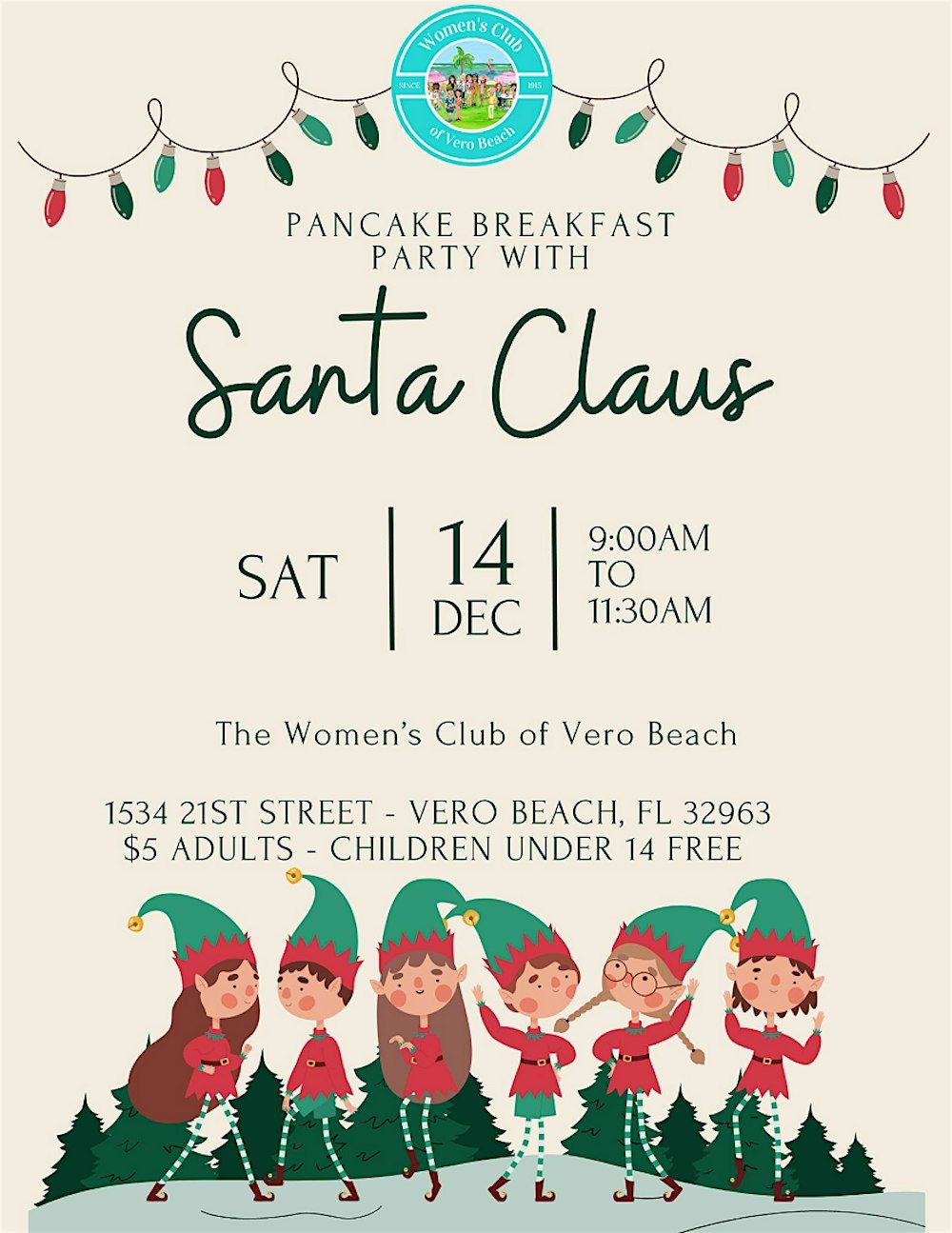 Annual Breakfast Party with Santa