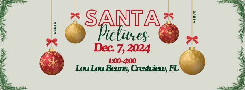 Santa Photos Dec 7, 2024 Lou Lou Beans Crestview