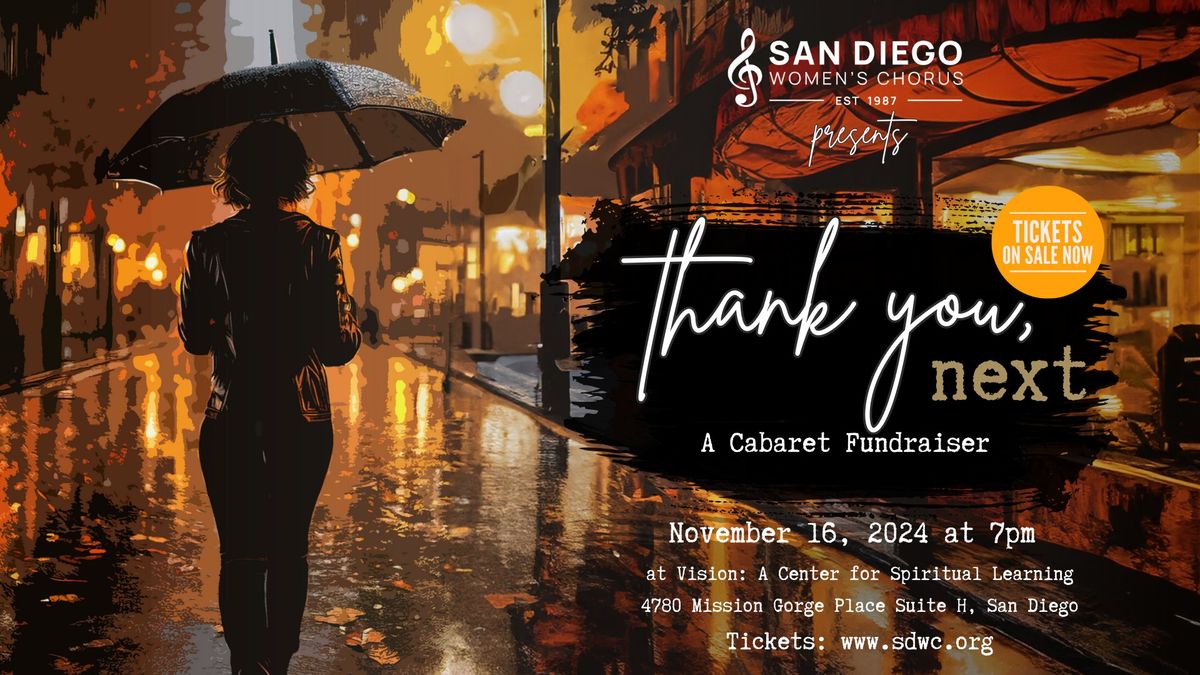 Thank You, Next - A Cabaret Fundraiser