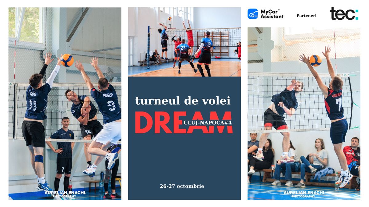 Turneul de volei DREAM Cluj-Napoca - edi\u021bia a 4-a