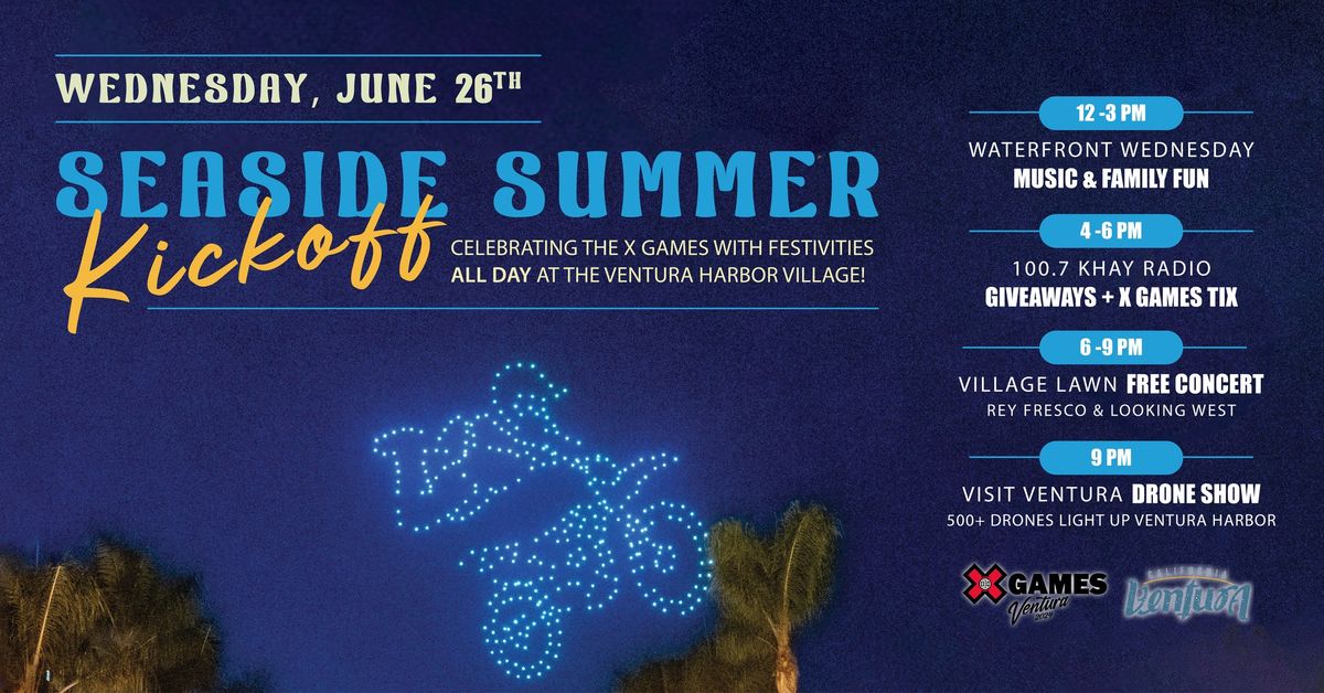 Seaside Summer Kickoff - FREE CONCERT & DRONE SHOW