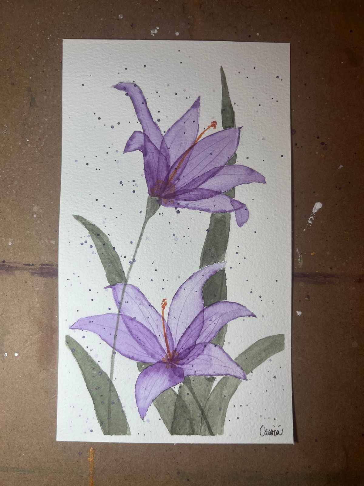 \ud83c\udf37Spring Flowers\ud83c\udf37 Watercolor Painting Class!