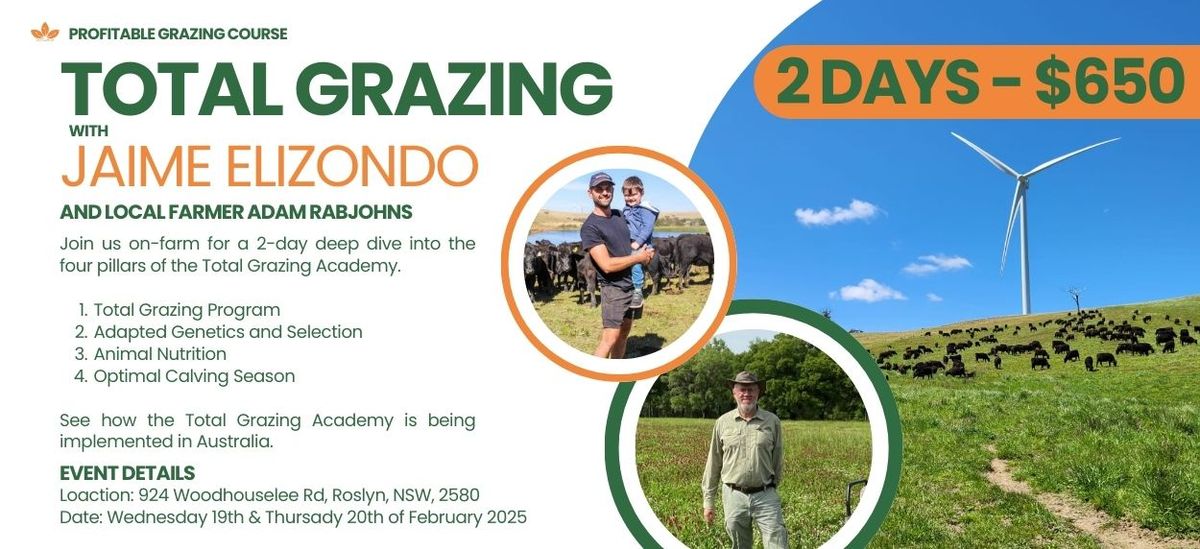 Profitable Grazing Course with Jaime Elizondo