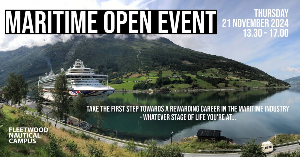 Maritime Careers Open Event