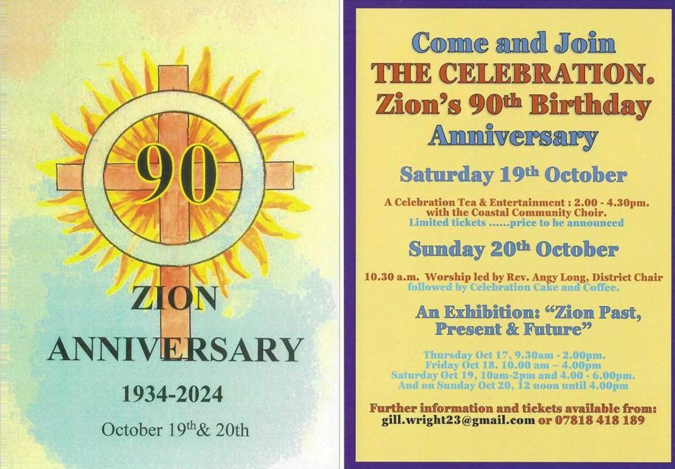 Zion's 90th Anniversary Celebrations