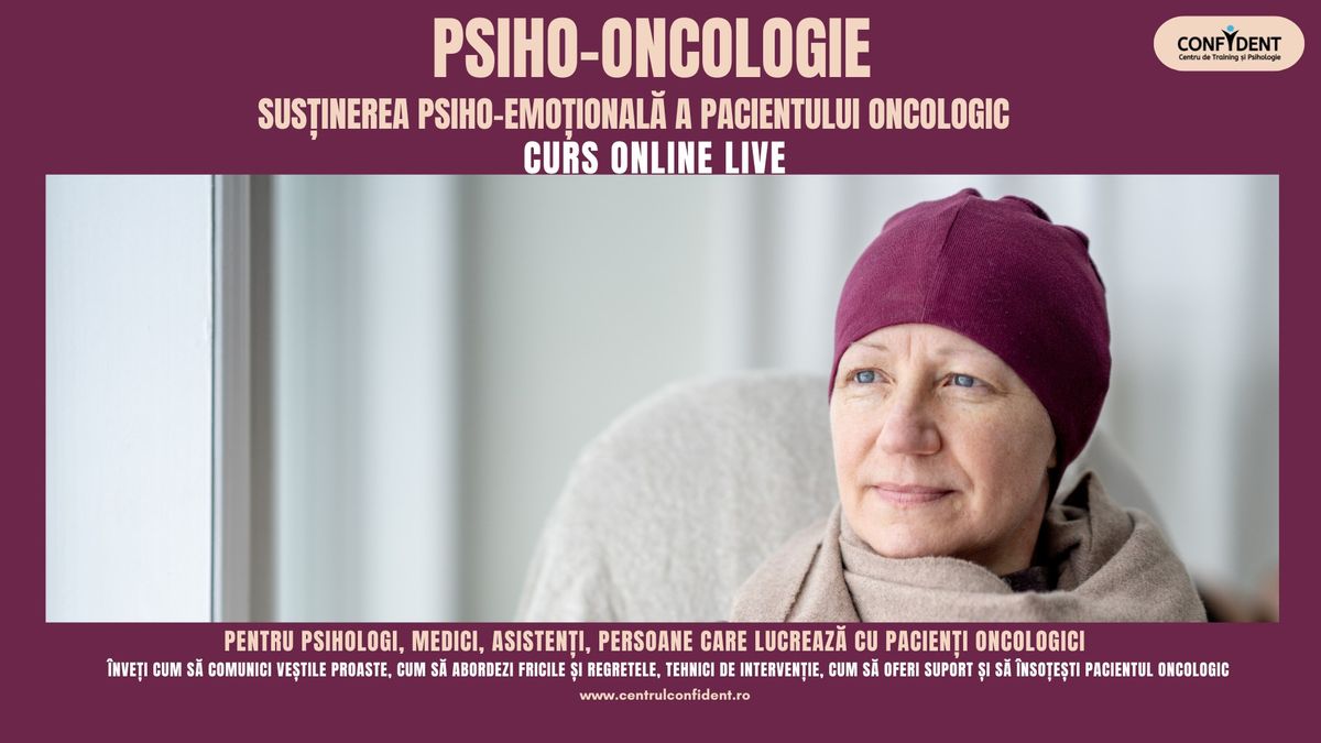 Psiho-oncologie \u2013 curs ONLINE