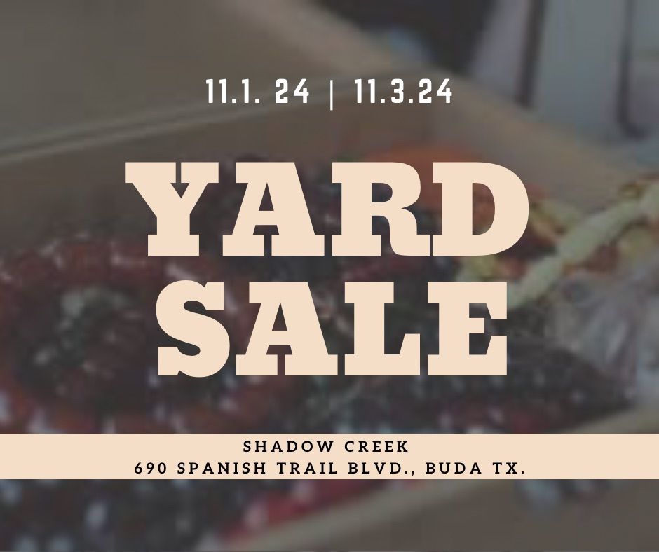 Shadow Creek Fall Neighborhood Yard Sale