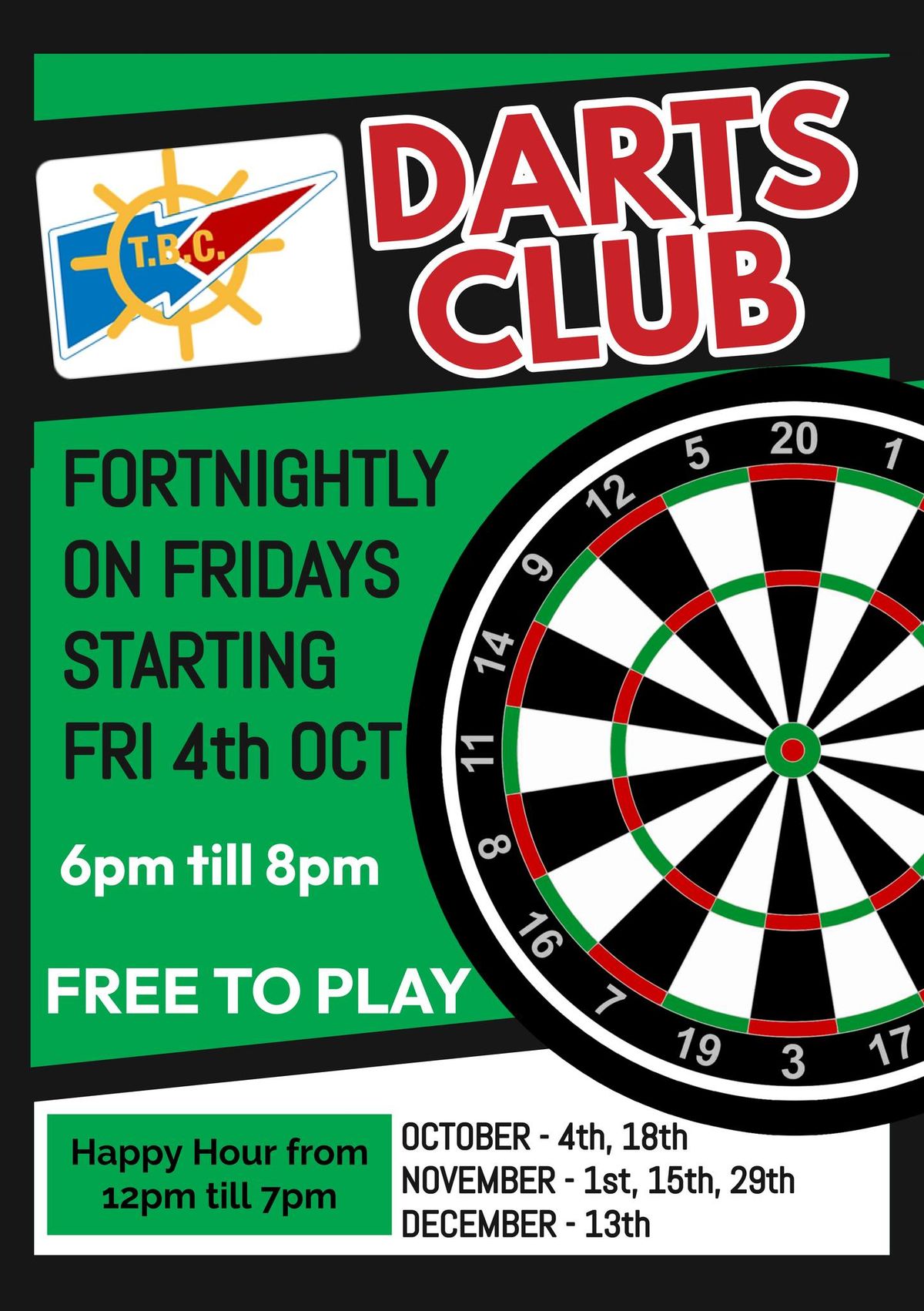 TBC Members Darts Club 