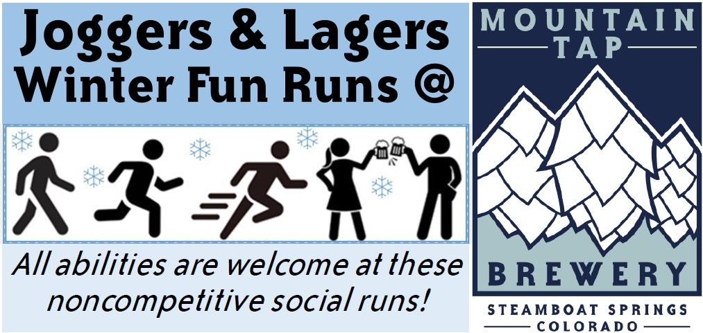 Joggers and Lagers Winter Fun Run Series at Mountain Tap Brewery