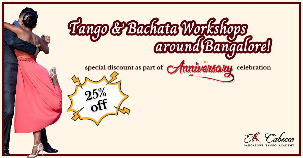 Tango & Bachata Workshops around Bangalore!