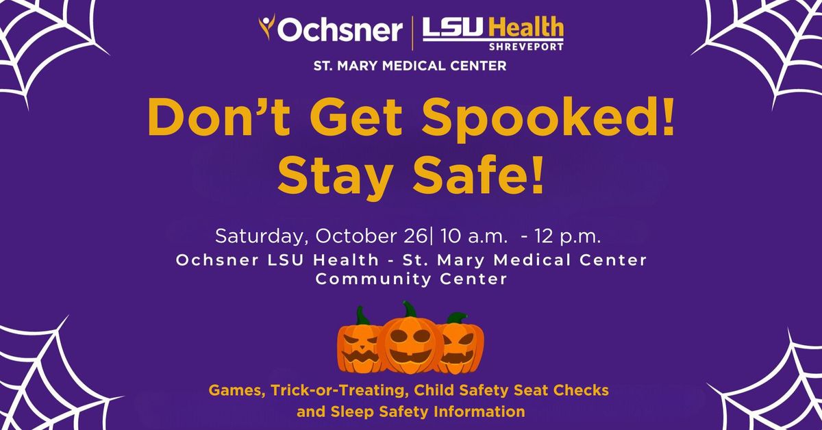 Don't Get Spooked! Stay Safe! 