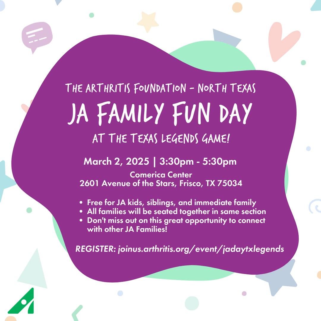 JA FAMILY FUN DAY! (Juvenile Arthritis Families - Arthritis Foundation North Texas)