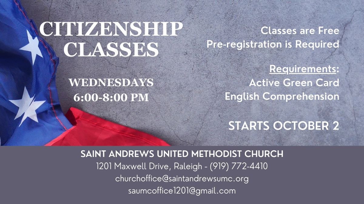 Free Citizenship Classes