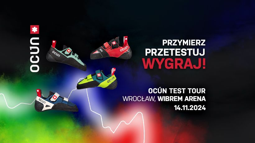 Wibrem Arena Wroc\u0142aw - OC\u00daN TEST TOUR 2024 - Przetestuj buty wspinaczkowe