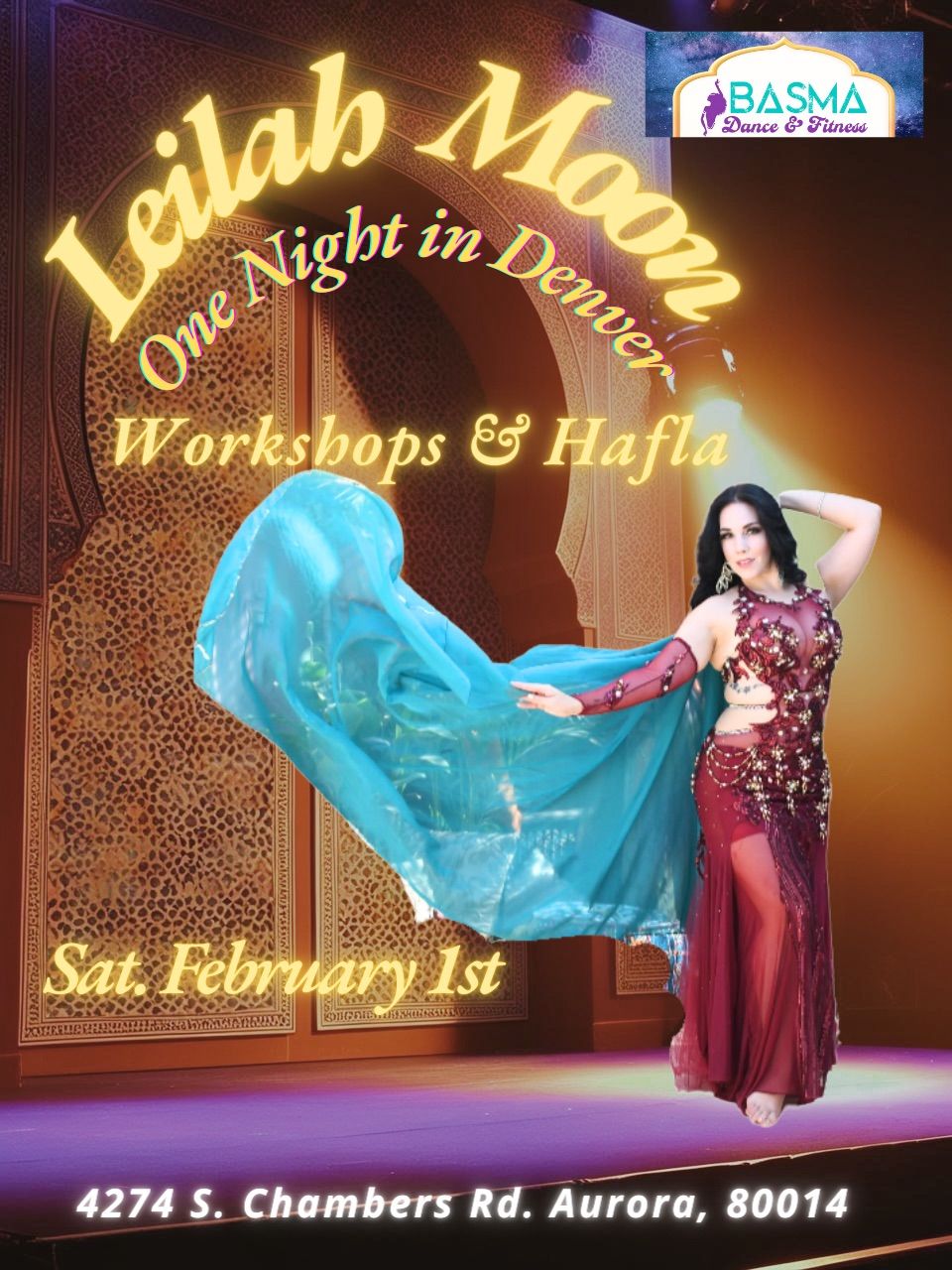 Leilah Moon~Workshops & Hafla!