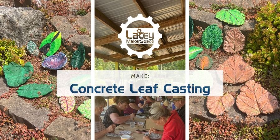 MAKE: Concrete Leaf Casting