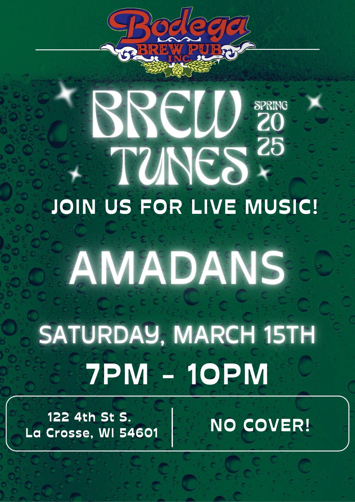 Brew Tunes Featuring Amadans