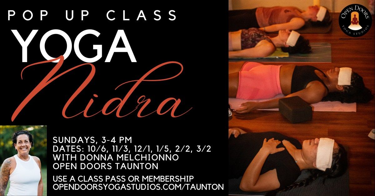 Yoga Nidra Pop Up Class with Donna Melchionno at Open Doors Taunton, MA