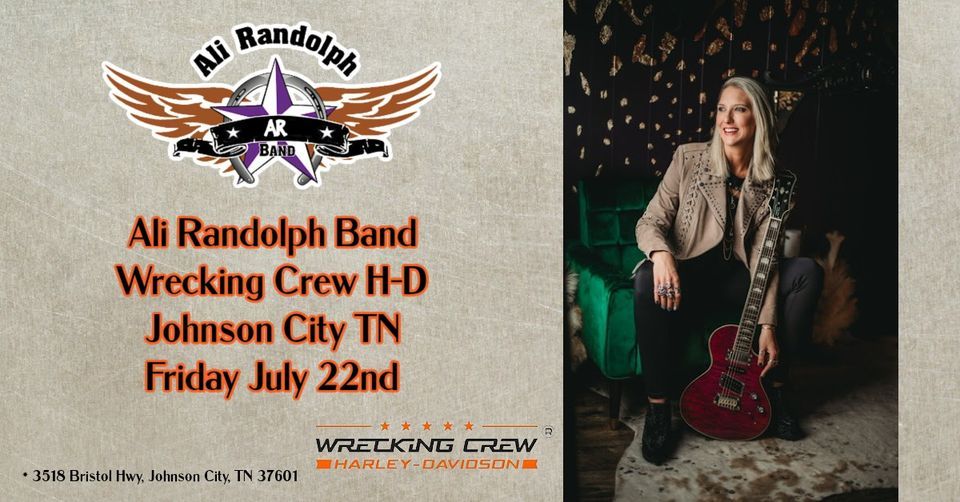 Ali Randolph Band @ Wrecking Crew Harley-Davidson in Johnson City TN