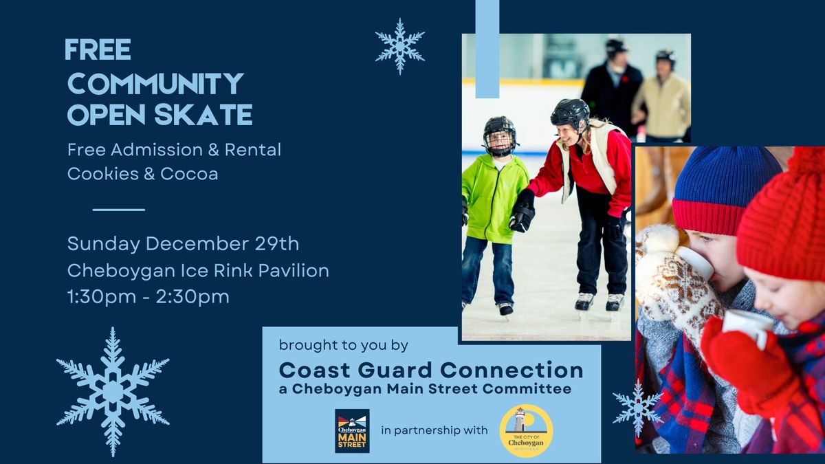 Free Community Open Skate with the Coast Guard