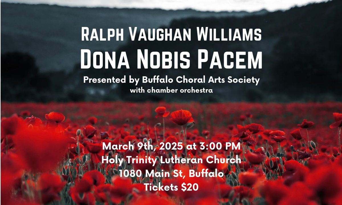 Ralph Vaughan Williams: Dona Nobis Pacem