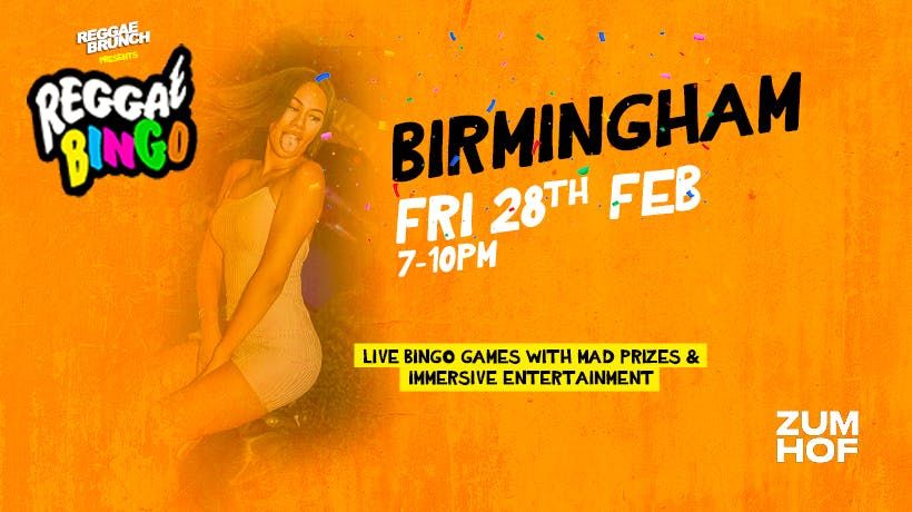 Reggae Bingo - Birmingham - Fri 28th Feb