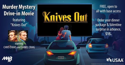 Knives out drive in cinema