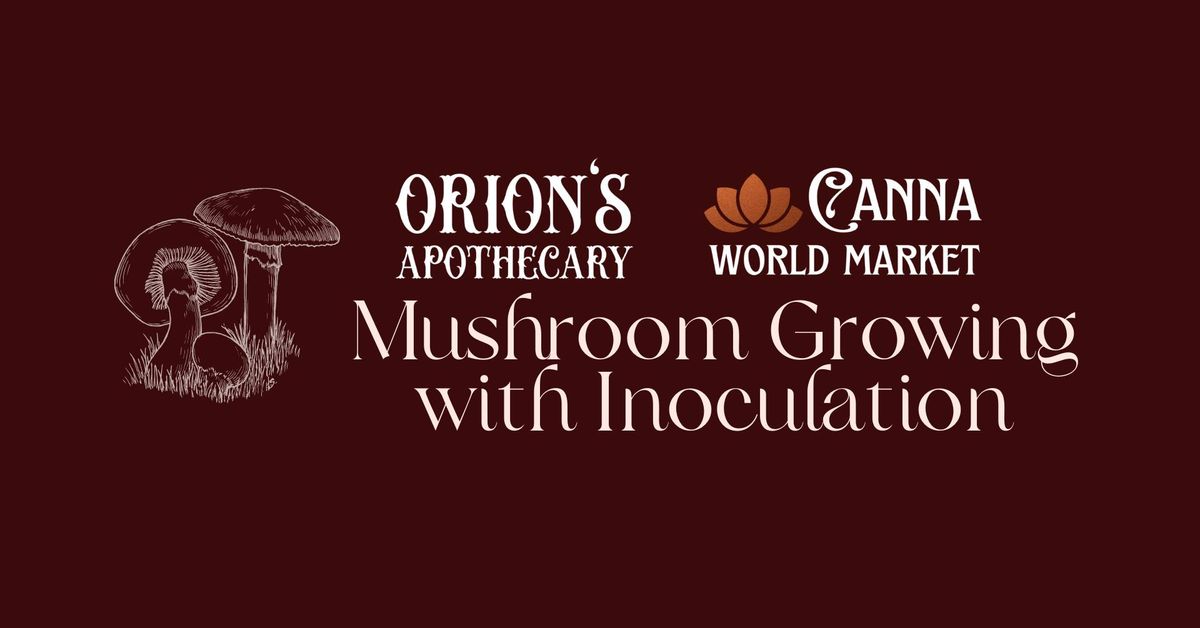 Mushroom Growing with Inoculation (Includes grow kit, liquid culture, and more!)