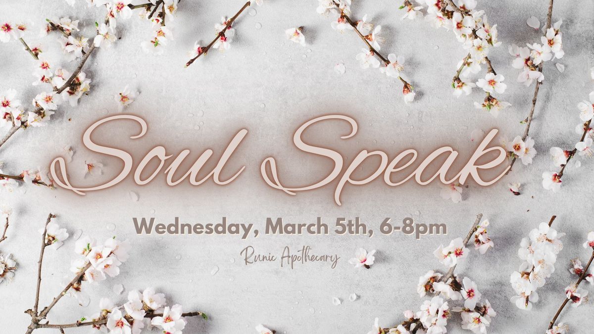 Soul Speak: All are welcome to this social gathering of spiritual beings