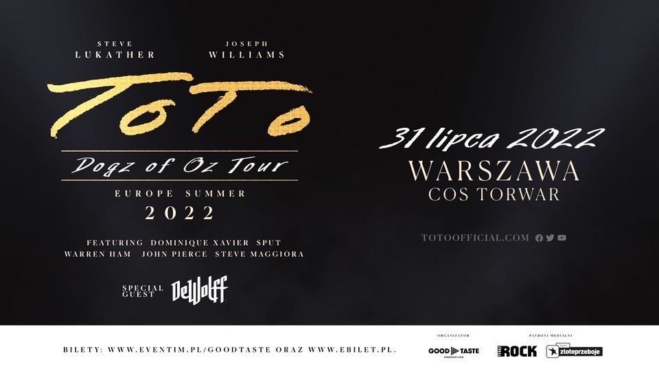 TOTO \u2013 The Dogz of Oz Tour \/ Warszawa \/ 31.07.2022