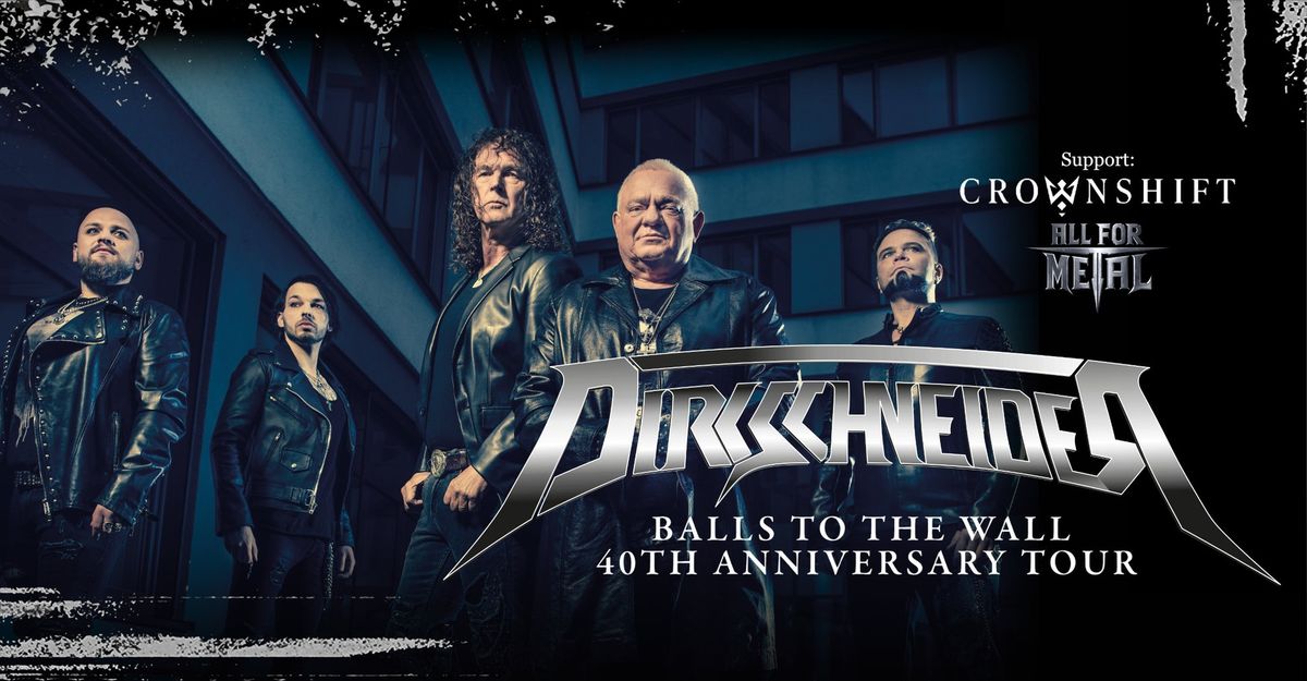 Dirkschneider - Balls To The Wall 40th Anniversary Tour - PRAHA, SaSaZu