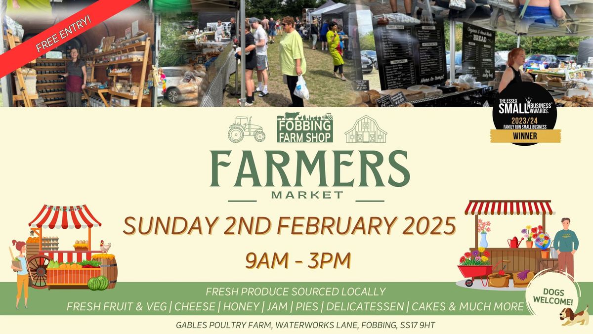 Fobbing Farmers Market - WE ARE BACK FOR 2025!