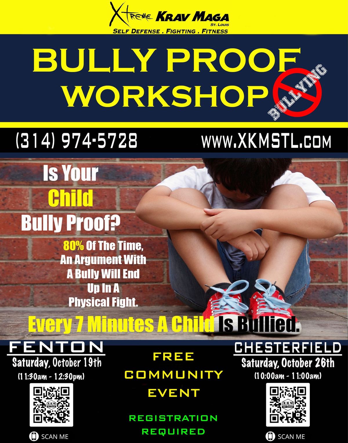 FREE Kids Bullyproof Workshop: Saturday, Oct. 26th (Fenton)