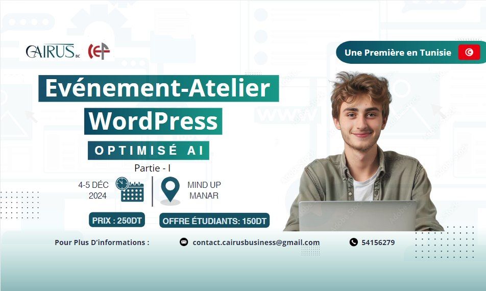 L'\u00c9v\u00e9nement-Atelier : WordPress optimis\u00e9 IA