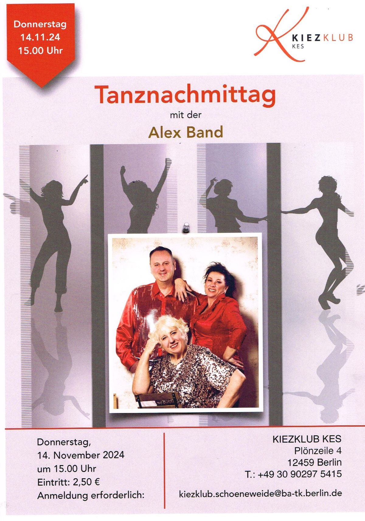 Tanznachmittag mit der Alex Band