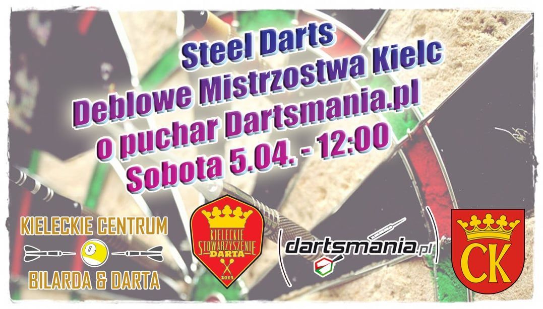 I DEBLOWE MISTRZOSTWA KIELC o puchar dartsmania. pl - 05.04.25 r.