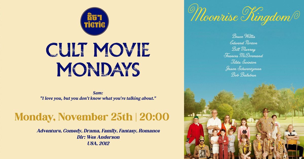 Cult Movie Mondays - Moonrise Kingdom